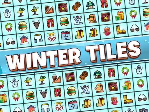 Winter Tiles Puzzle: Festive Matching Game