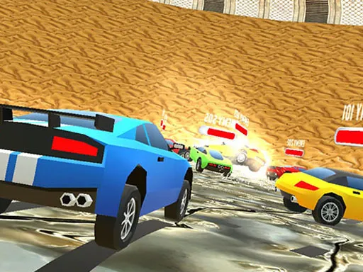 Low Poly Smash Cars Arena