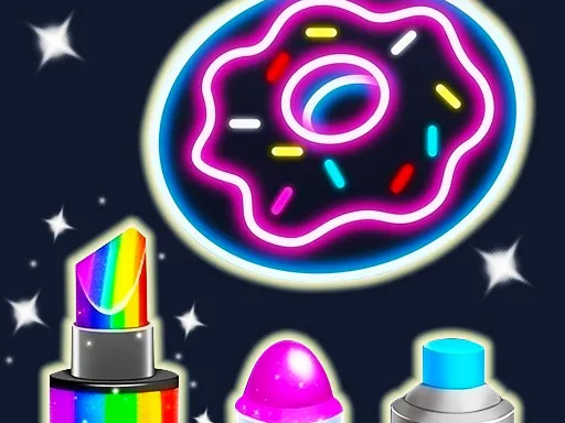Kids Glow Painting Online Game
