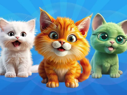 Merge Cats 2048 Puzzle Game